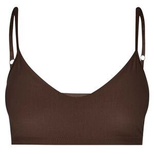 Command Womens/Ladies Butter V Neck Bralette / Cinnamon